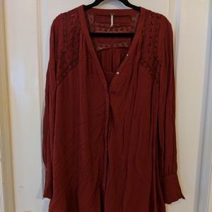 Free People button down dress